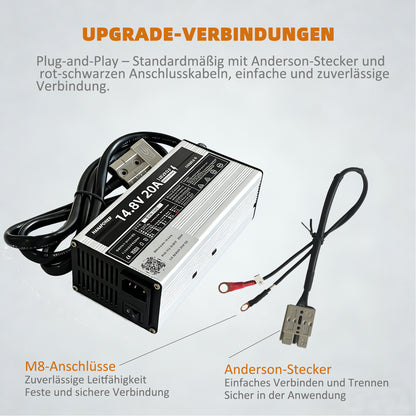14.6V 20A LiFePO4 Battery Charger